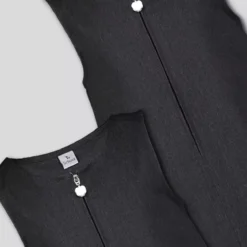 Grey Zip Front Pleated Pinafore Dress 2 Pack - 7 Years -Chic Elixir Sales Store tuc135108713 Grey R Z002A 3