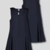 Navy Zip Front Pleated Pinafore Dress 2 Pack - 4 Years 2 Navy Zip Front Pleated Pinafore Dress 2 Pack - 4 Years -Chic Elixir Sales Store tuc135108828 Navy R Z001A