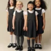 Grey Pleated Pinafore Dress 4 Pack 11 Years -Chic Elixir Sales Store tuc138596433 Grey R Z002A