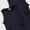 Navy Pleated Pinafore Dress 4 Pack 4 Years -Chic Elixir Sales Store tuc138596652 Navy R Z002A 2