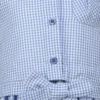 Blue Gingham Tie Front Dress 8 Years