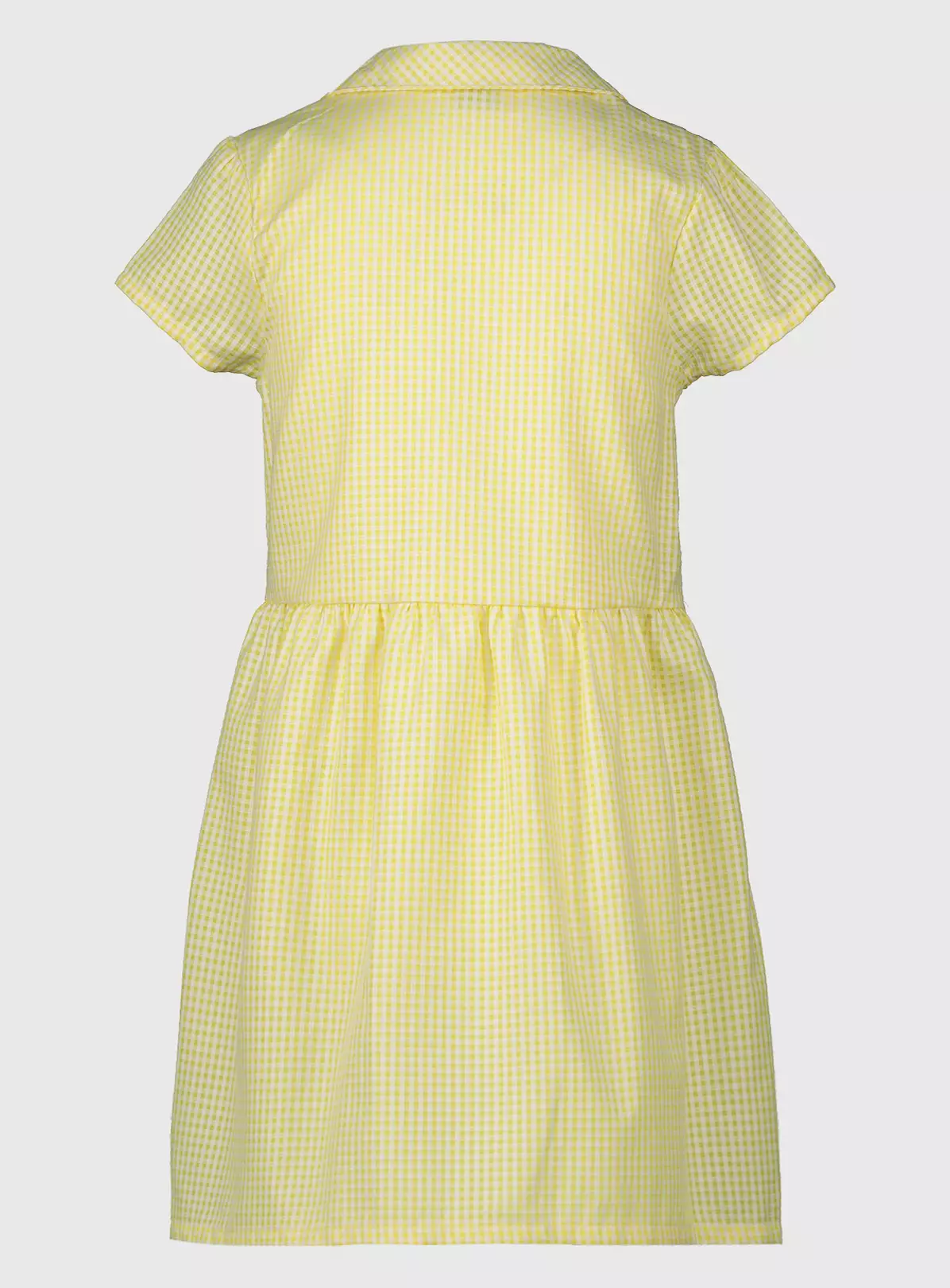 Yellow Gingham Tie Front Dress - 6 Years 5 Yellow Gingham Tie Front Dress - 6 Years - Image 3