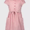 Red Stripe School Dress 10 Years -Chic Elixir Sales Store tuc141661822 Red R Z001A