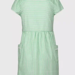 Green Stripe School Dress 6 Years -Chic Elixir Sales Store tuc141662016 Green R Z003A