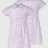 Lilac Gingham Ruffle School Dress 2 Pack 14 Years -Chic Elixir Sales Store tuc141667642 Lilac R Z001A 6