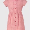 Red Generous Fit Gingham Plus Fit School Dress 5 Years -Chic Elixir Sales Store tuc141671676 Red R Z001A