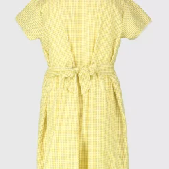 Yellow Generous Fit Gingham Plus Fit School Dress 3 Years -Chic Elixir Sales Store tuc141672222 Yellow R Z003A