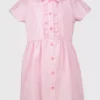 Pink Generous Fit Gingham Plus Fit School Dress 3 Years -Chic Elixir Sales Store tuc141672521 Pink R Z001A