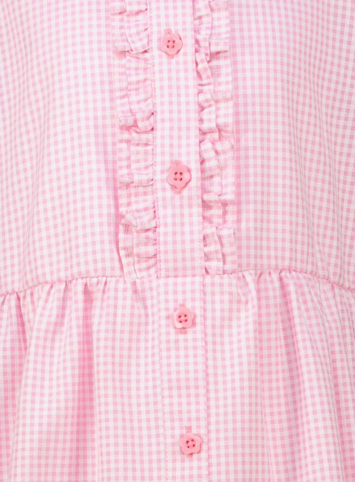 Pink Generous Fit Gingham Plus Fit School Dress 3 Years 5 Pink Generous Fit Gingham Plus Fit School Dress 3 Years - Image 3