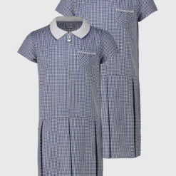 Navy Sporty Gingham Dress 2 Pack 13 Years -Chic Elixir Sales Store tuc141673145 Navy R Z001A 8