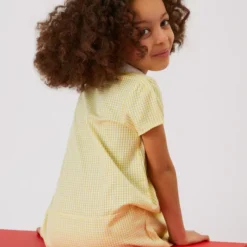 Yellow Gingham Sporty Pleated Dress 2 Pack 12 Years -Chic Elixir Sales Store tuc141673364 Yellow R Z005A 4