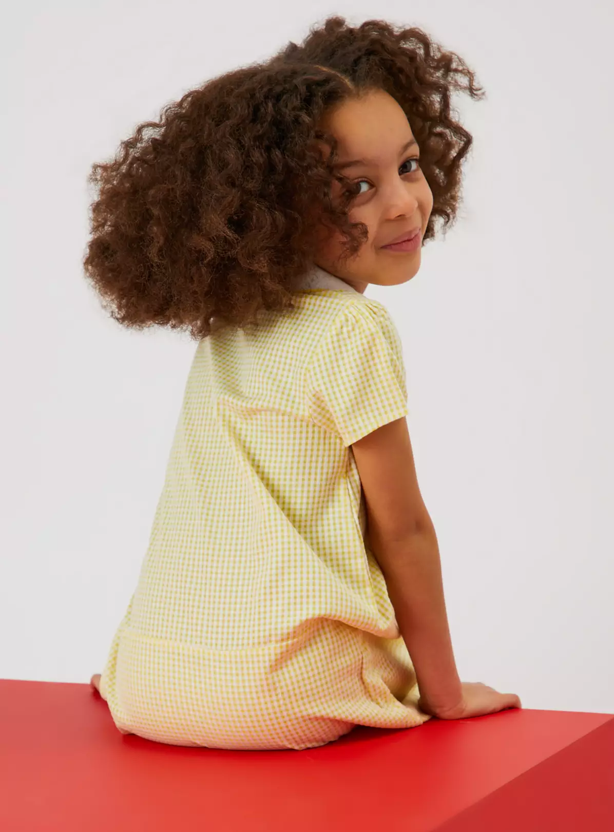 Yellow Gingham Sporty Pleated Dress 2 Pack 13 Years 7 Yellow Gingham Sporty Pleated Dress 2 Pack 13 Years - Image 5