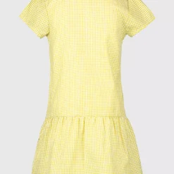 Yellow Sporty Gingham Dress 3 Years