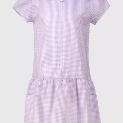 Lilac Sporty Gingham Dress 4 Years