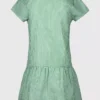 Green Sporty Gingham Dress 5 Years -Chic Elixir Sales Store tuc141678835 Green R Z003A