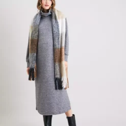 MATERNITY Grey Soft Touch Roll Neck Jumper Dress - 16 8 MATERNITY Grey Soft Touch Roll Neck Jumper Dress - 16 -Chic Elixir Sales Store tuc141690244 Grey R Z001A