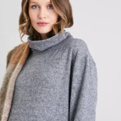 MATERNITY Grey Soft Touch Roll Neck Jumper Dress - 16 9 MATERNITY Grey Soft Touch Roll Neck Jumper Dress - 16 -Chic Elixir Sales Store tuc141690244 Grey R Z002A