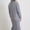 MATERNITY Grey Soft Touch Roll Neck Jumper Dress - 16 -Chic Elixir Sales Store tuc141690244 Grey R Z004A
