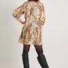 Animal Print Shirt Dress - 8 -Chic Elixir Sales Store tuc141833313 Multi20Coloured R Z004A