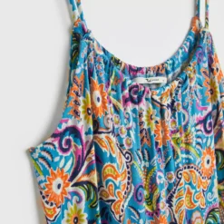 PETITE Blue Paisley Print Tiered Midi Dress 20 -Chic Elixir Sales Store tuc142195528 Multi20Coloured R Z004A