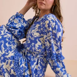 Everbelle Patchwork Dotty Floral Smock Dress 6 -Chic Elixir Sales Store tuc142229978 Multi20Coloured R Z003A