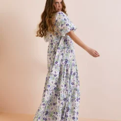 Everbelle Floral Bloom Poplin Maxi Dress 18