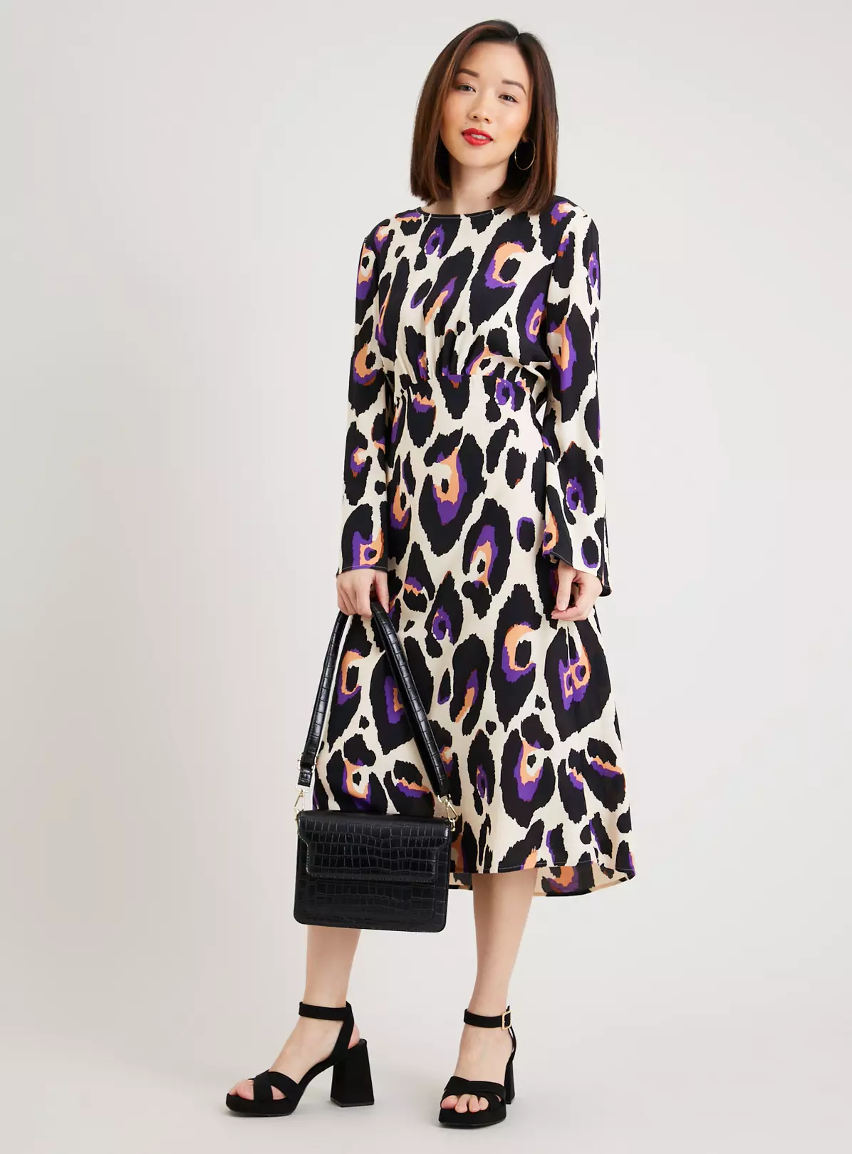 PETITE Leopard Print Midi Dress - 6 4 PETITE Leopard Print Midi Dress - 6 - Image 2