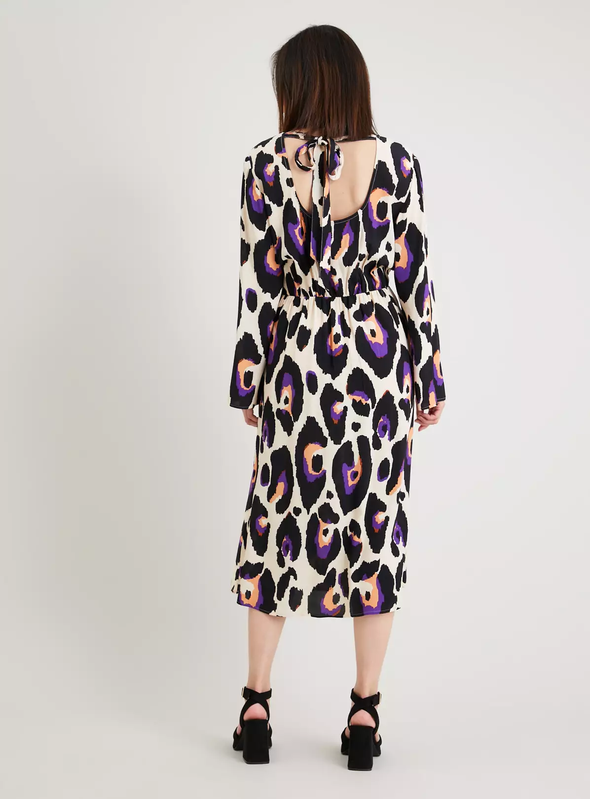 PETITE Leopard Print Midi Dress - 6 6 PETITE Leopard Print Midi Dress - 6 - Image 4