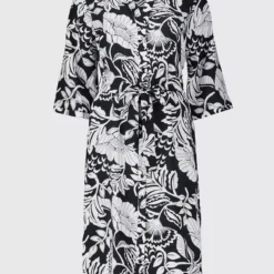 PETITE Mono Floral Shirt Dress - 24 -Chic Elixir Sales Store tuc142528361 Mono R Z003A