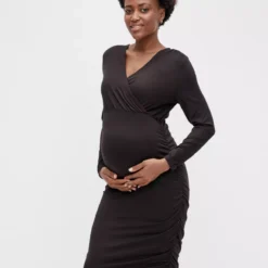 MAMALICIOUS Black Jersey Maternity Dress XL/UK14 8 MAMALICIOUS Black Jersey Maternity Dress XL/UK14 -Chic Elixir Sales Store tuc142548258 Black R Z001A