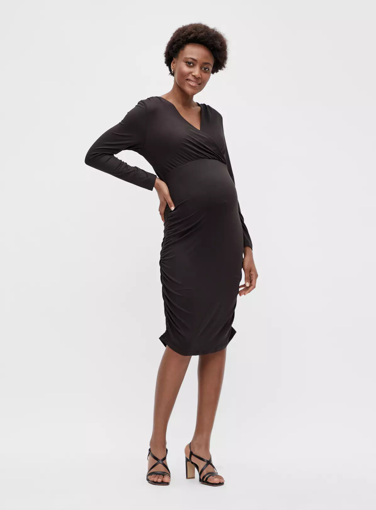 MAMALICIOUS Black Jersey Maternity Dress XL/UK14 7 MAMALICIOUS Black Jersey Maternity Dress XL/UK14 - Image 5