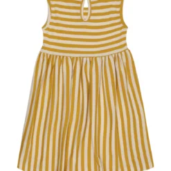 TURTLEDOVE LONDON Mustard Stripe Dress 6-12 Month -Chic Elixir Sales Store tuc142594254 Multi20Coloured R Z002A 1