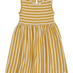 TURTLEDOVE LONDON Mustard Stripe Dress 3-4 Years