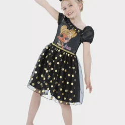 L.O.L. Surprise! L.O.L Surprise Queen Bee Dress 5-6 Years -Chic Elixir Sales Store tuc142600642 Black R Z002A