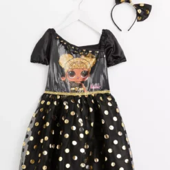 L.O.L. Surprise! L.O.L Surprise Queen Bee Dress 5-6 Years -Chic Elixir Sales Store tuc142600642 Black R Z003A