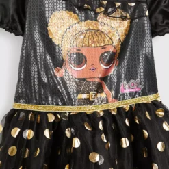 L.O.L. Surprise! L.O.L Surprise Queen Bee Dress 5-6 Years -Chic Elixir Sales Store tuc142600642 Black R Z004A