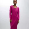 FINERY Fuchsia Pink Glain Ponte Jersey Dress 16 -Chic Elixir Sales Store tuc142665585 Bright20Pink R Z003A