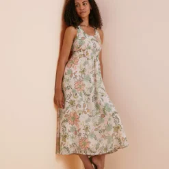 Everbelle Floral Backless Midi Dress 6 8 Everbelle Floral Backless Midi Dress 6 -Chic Elixir Sales Store tuc142752380 Multi20Coloured R Z001A