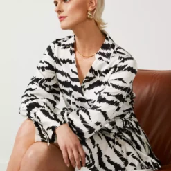 For All The Love Zebra Print Satin Tie Shirt Dress 18 12 For All The Love Zebra Print Satin Tie Shirt Dress 18 -Chic Elixir Sales Store tuc142761147 Mono R Z005A