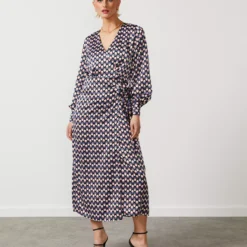 For All The Love Printed Satin Wrap Midi Dress 16 12 For All The Love Printed Satin Wrap Midi Dress 16 -Chic Elixir Sales Store tuc142765623 Multi20Coloured R Z001A