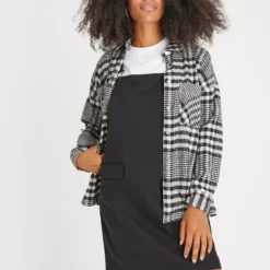 Black Twill Pinafore Dress 18 7 Black Twill Pinafore Dress 18 -Chic Elixir Sales Store tuc142787371 Black R Z002A 1