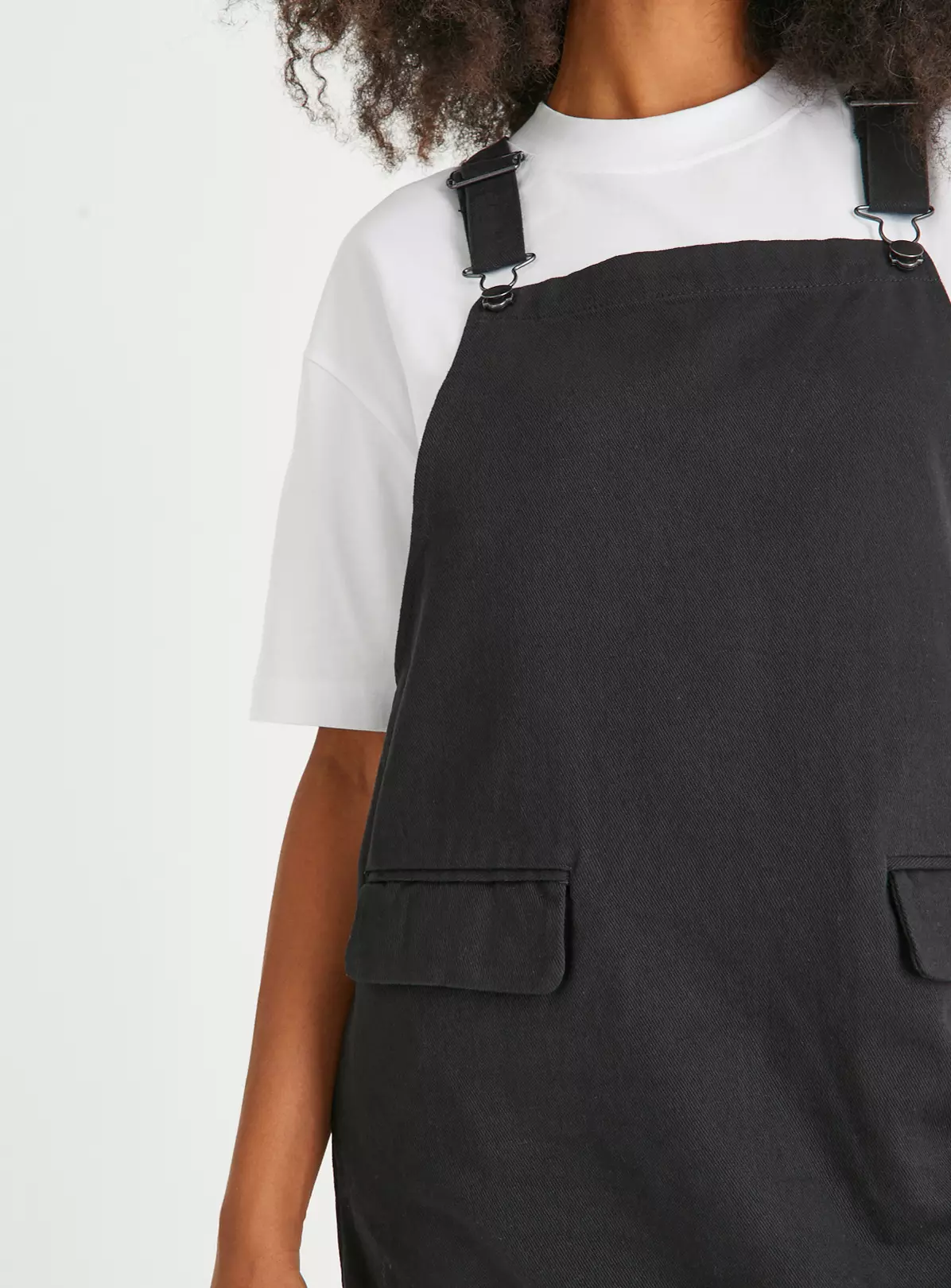 Black Twill Pinafore Dress 18 3 Black Twill Pinafore Dress 18