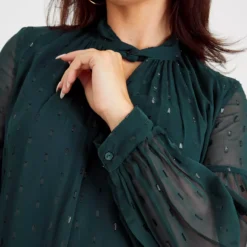 Teal Twist Neck Sparkle Mini Dress 16 -Chic Elixir Sales Store tuc142789191 Teal R Z003A 1