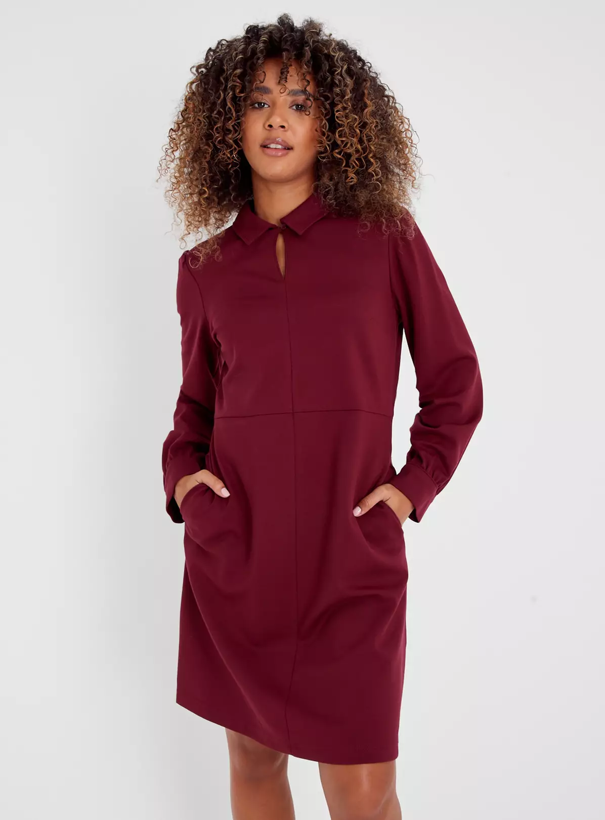 Dark Red Ponte Shift Dress 18 3 Dark Red Ponte Shift Dress 18