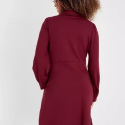 Dark Red Ponte Shift Dress 18 7 Dark Red Ponte Shift Dress 18 -Chic Elixir Sales Store tuc142796067 Dark20Red R Z004A