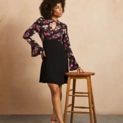 EVERBELLE Short Floral Dress 14 -Chic Elixir Sales Store tuc142971638 Multi20Coloured R Z001A 1