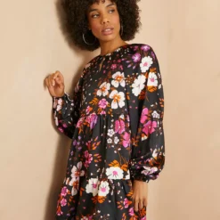 EVERBELLE Short Floral Tiered Dress 16 -Chic Elixir Sales Store tuc142974302 Multi20Coloured R Z002A