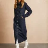 EVERBELLE Long Shirt Denim Dress 16