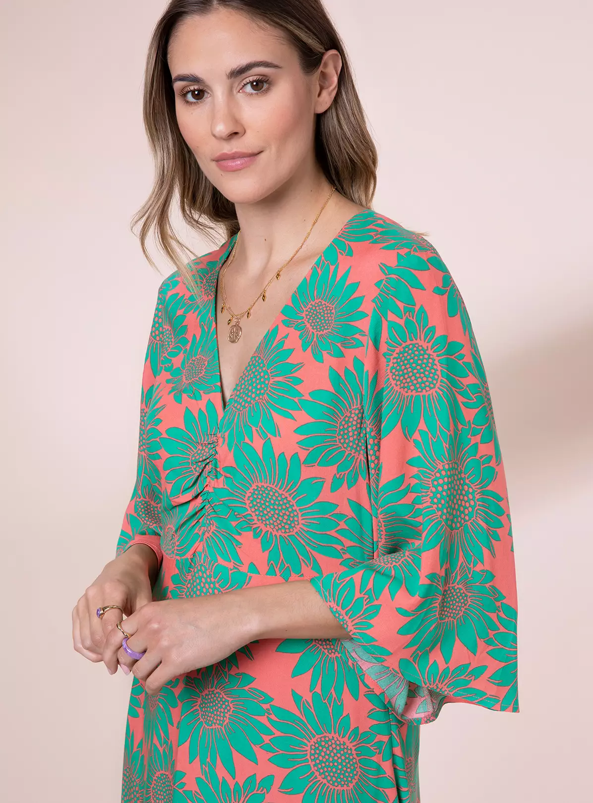 ANORAK Sunflowers EcoVero Erin Midi Dress 12 3 ANORAK Sunflowers EcoVero Erin Midi Dress 12