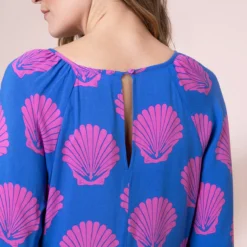 ANORAK Shells EcoVero Laurie Mini Dress 20 -Chic Elixir Sales Store tuc143048538 Blue R Z003A